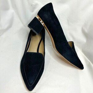 ENZO ANGIOLINI - Debbie Style Black Suede Pointed Toe Pumps